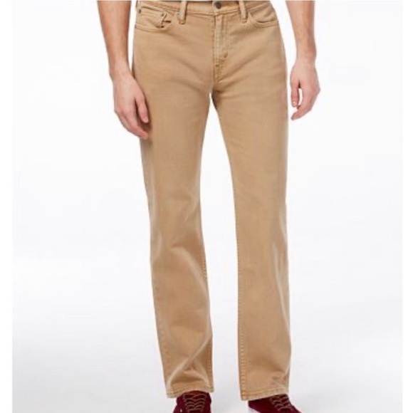 Levi's 514 Men's Straight Khaki Jeans - Picture 1 of 7